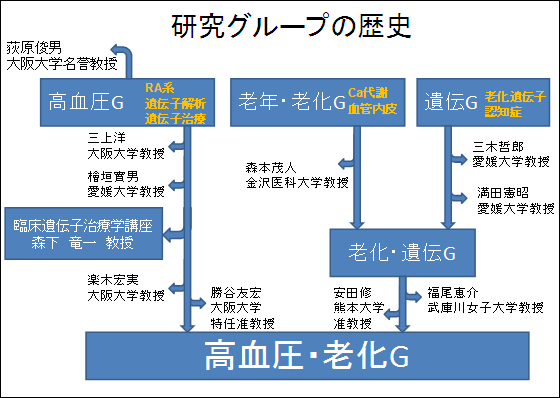 研究グループの歴史